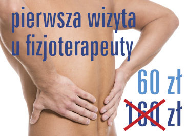 Pierwsza wizyta u fizjoterapeuty dla dorosłych w promocyjnej cenie!